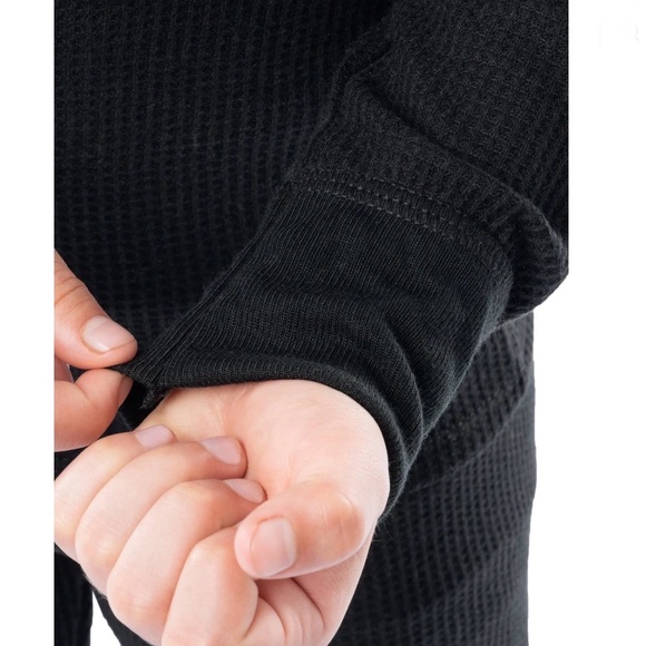 Boys Thermal Underwear Pajama Long Sleeve Shirt & Pants 2, 2-Piece Sets Size L - Picture 7 of 8